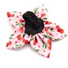 Cherries Jubilee Dog Flower - Adjustable Collar Accessory by The Worthy Dog - 2 of 4