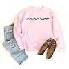 Simply Sage Market Mama Cursive Heart Sweatshirt - 3 of 4