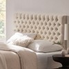 Upholstered Headboard Queen Size with Button-Tufted Diamond Stitching, Queen/Full Beds Headboard with Adjustable Height -Christopher Knight Home - 2 of 4