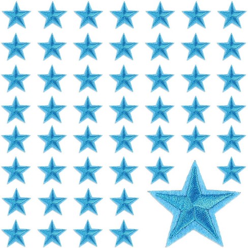 Download Bright Creations 50 Pack Small Blue Star Embroidery Iron On Patches Sewing Appliques 1 4 X 1 4 In Target