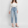 Women's Super High Rise Barrel Jeans - LOVERVET - 4 of 4
