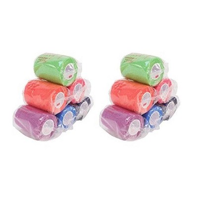 Self-Adherent Bandages, 3" x 5 Yards – Rainbow Colors