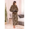 ADR Plush Fleece Women's Robe, Long Hooded Women's Bathrobe, Soft Cozy Women's Bath Robe & Plus Sizes - 3 of 4