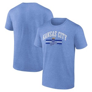 MLB Kansas City Royals Men's Bi-Blend Short Sleeve T-Shirt - 1 of 3