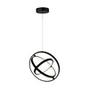 Artcraft Lighting Sienna 1 - Light Pendant in  Semi Gloss Black - 2 of 4