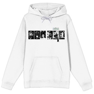 Genesis The Lamb Lies Down On Broadway Album Art Long Sleeve White Adult Hooded Sweatshirt - 1 of 3