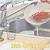 LunaLulinlk 2 Pack Microfiber Dish Drying Mat, 24*17 inch Absorbent Kitchen Counter Mat, Dish Drying Pad for Dishes (Beige) - 4 of 4