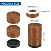 Unique Bargains Adjustable Anti-Slip Chair Table Round Furniture Risers 4 Set - 2 of 4