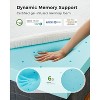 PERLECARE King Mattress Topper - 3 Inch Cooling Memory Foam Mattress Pad for Pressure Relief, Bed Topper with Bamboo Cover, Removable & Washable - 3 of 4
