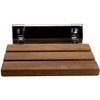 ALFI ABS14-PC Polished Chrome 14Inch Folding Teak Wood Shower Seat Bench - 3 of 4