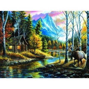 Sunsout Peaceful Setting 500 pc   Jigsaw Puzzle 55182 - 1 of 4