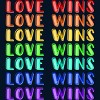 Adult Design By Humans Humans Love Wins Pride Repeat By CNTT668 Tank Top - 2 of 2