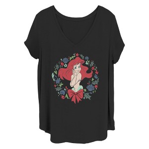 Women's The Little Mermaid Merry Ariel T-Shirt - 1 of 4