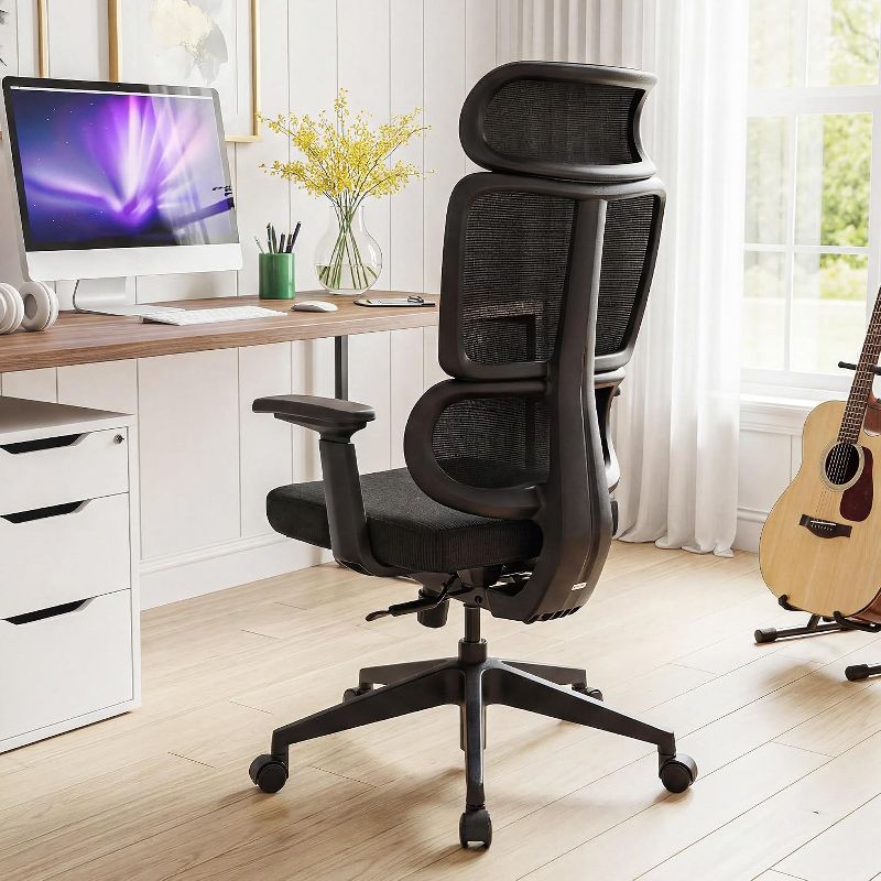 EUREKA ERGONOMIC Lena Mesh Office Chair, Ergonomic Office Chair, High Back Desk Chair with Oversized Headrest, Home Office Desk Chairs for Home &