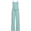 Lands' End Women's Pointelle 2 Piece Pajama Set - Cami and Wide Leg Pants - 3 of 4