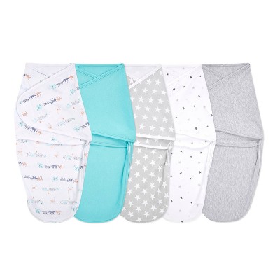 Aden + Anais Essentials Easy Swaddle Wrap - 0-3 Months - 5pk : Target