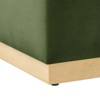 Modway Tilden 17 in. Square Performance Velvet Upholstered Ottoman - 4 of 4