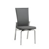 Chintaly Imports,Motion Back Side Chair - Set Of 2, Gray - 3 of 4