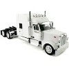 Peterbilt 589 with Stand Up Sleeper Cab White 1/87 (HO) Scale Plastic Model Car by HO Logistics - 2 of 4
