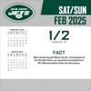 NFL New York Jets 2025 Box Calendar - 4 of 4