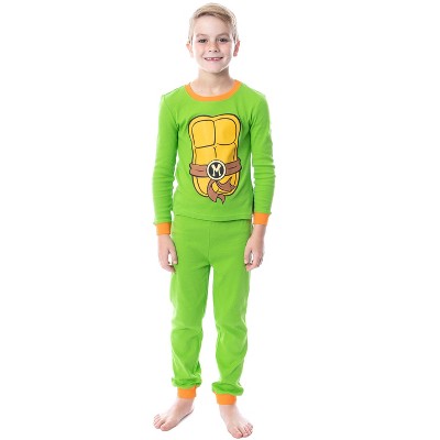 Nickelodeon Boys' Teenage Mutant Ninja Turtles Michelangelo Pajama Set  Green : Target