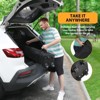 10X10FT Pop Up Canopy - Commercial Instant Shelter, Adjustable Heights, with Wheeled Bag, Portable Gazebo for Patio, Deck, Garden, Beach - 4 of 4