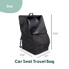 The Peanutshell Carseat Travel Bag for Airplane, Durable Padded Bag Gate Check Easy Carry Airport Car Seat Cover - 2 of 4