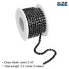 Unique Bargains DIY Bag Clothing Decoration Crystal Rhinestone Sew on Close Claw Chain Trim - 2 of 4