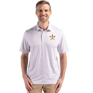 Houston Astros Cutter & Buck Pike Eco Flora Print Recycled Mens Big & Tall Polo - 1 of 1