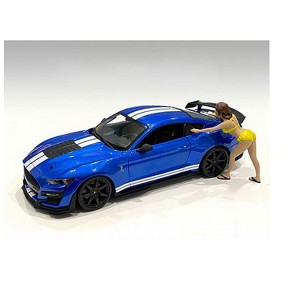 Stephanie Bikini Car Wash Girl Figurine for 1/18 Scale Models by American Diorama - 1 of 3