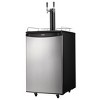 Danby 5.4 cu. ft. Dual-Tap Keg Cooler in Stainless Steel Look DKC054A1BSL2DB - 2 of 4