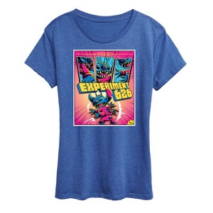Women's - Lilo and Stitch - Stitch Comic Panels Short Sleeve Graphic T-Shirt - 1 of 4
