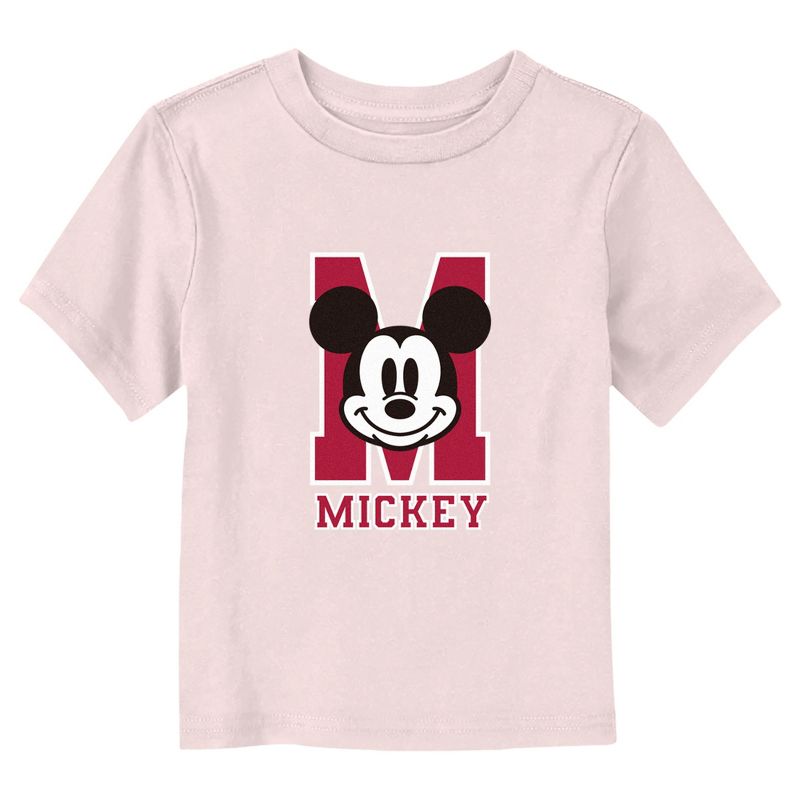 Mickey & Friends Varsity Portrait T-Shirt, 1 of 4