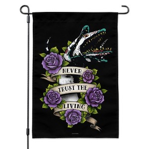 Beetlejuice Never Trust The Living Tattoo Sandworm Garden Yard Flag ...