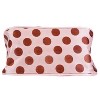 iMountek"Portable Travel Makeup Bag with Mirror, Waterproof Cosmetic Organizer & Toiletry Wash Bag"Coffee - 3 of 4