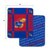 NCAA Kansas Jayhawks Reverse Block Double Sided Ultra Cozy Blanket - 3 of 3