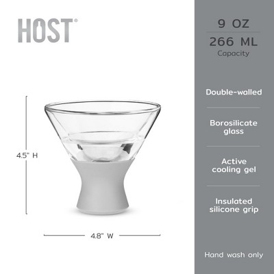 Host Glass Freeze Martini Glasses Drink Cooler - Thumbnail 5