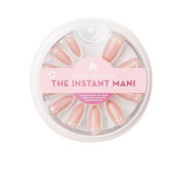 Olive & June Press-On Fake Nails - Almond Star Halfmoon - 42ct - L