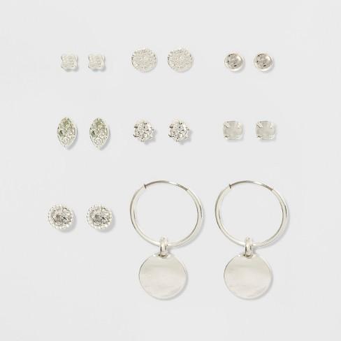 Multiple store earrings set