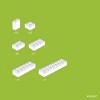Hubelino White Building Blocks Accessory Set (60 Pcs) - 4 of 4