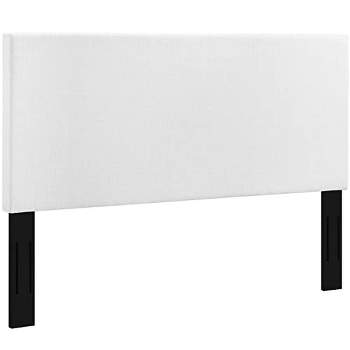 Modway Taylor Full/Queen Upholstered Linen Fabric Headboard, White
