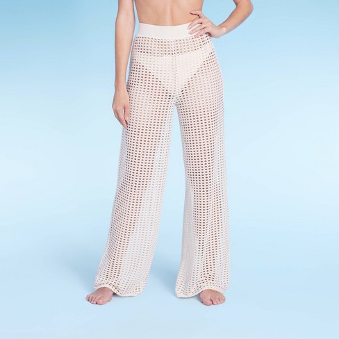 Mesh pants beach cover up online