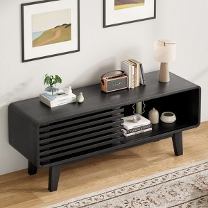 Grungis Stand for TV with Storage,Stary TV Stand and Console with Sliding Door Design,Entertainment Center TV Stand for Living Room - 1 of 4