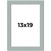 PosterPalooza | Refined Blue Picture Frame - UV Acrylic, Foam Board Backing, Hanging Hardware - 2 of 4