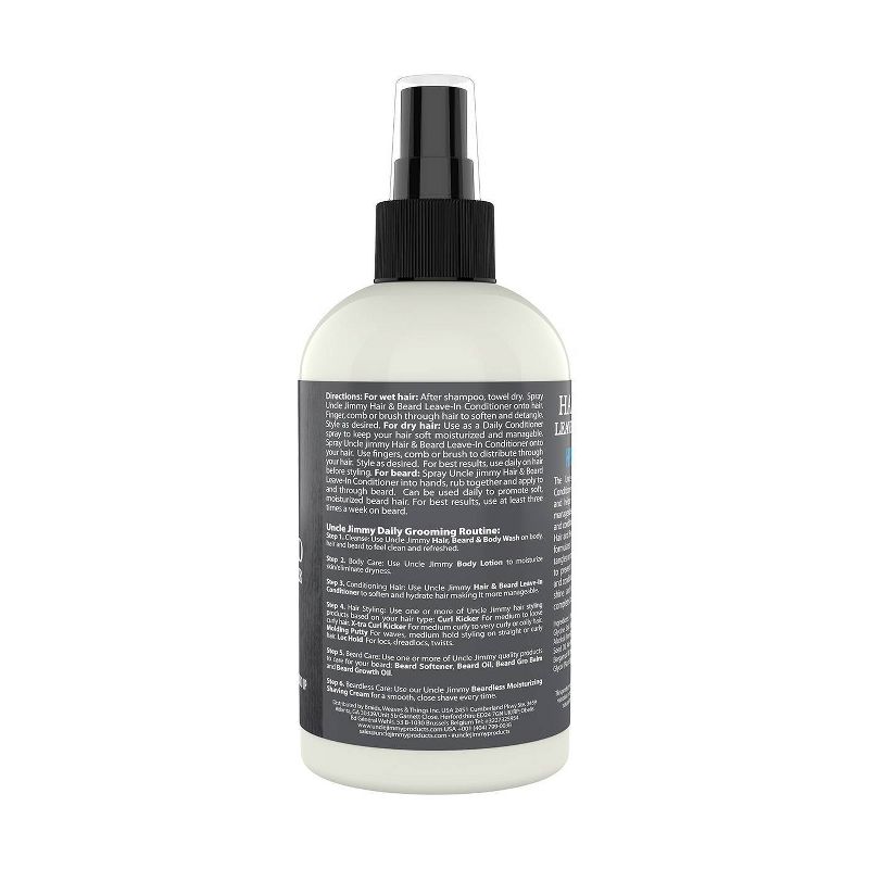 Uncle Jimmy hair &#38; Beard Leave in Conditioner - 8 fl oz, 4 of 7