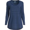 Lands' End Women's Plus Size Long Sleeve Power Performance Scoop Neck Curved Hem Tunic Tee - 3 of 4