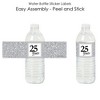 Big Dot of Happiness We Still Do - 25th Wedding Anniversary - Anniversary Party Water Bottle Sticker Labels - Set of 20 - 2 of 4