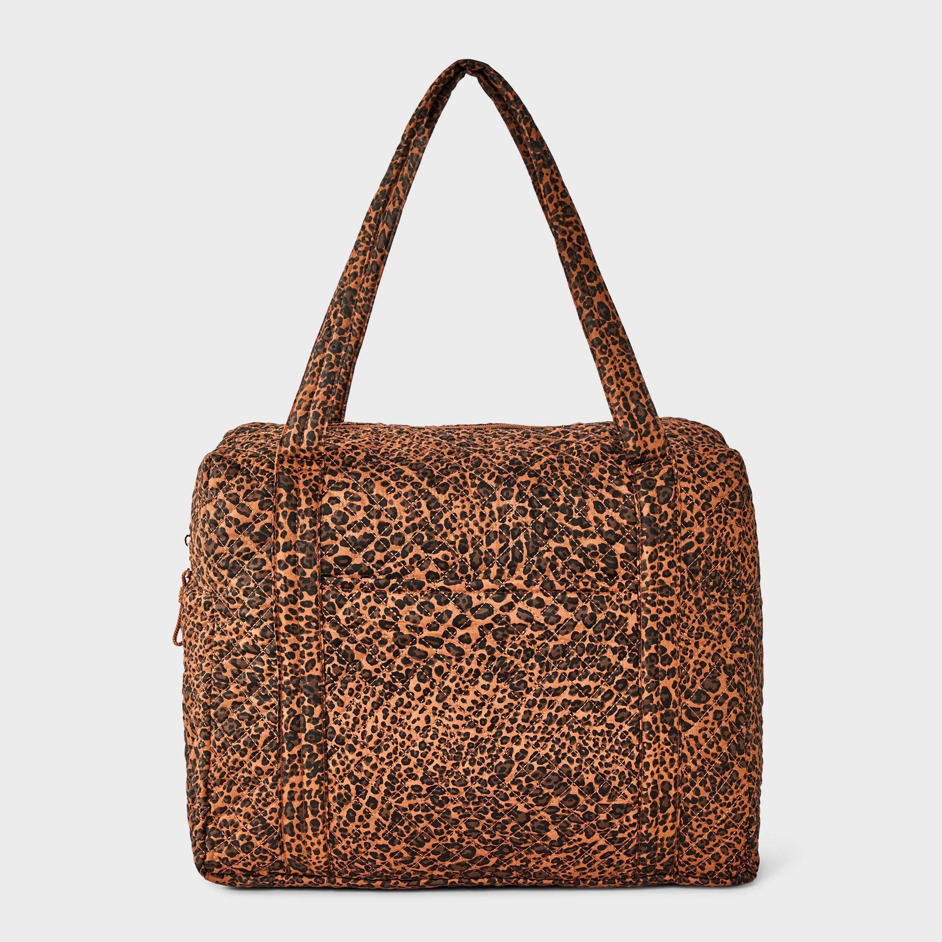 Quilted Weekender Duffel Bag - Universal Thread™ Leopard Print