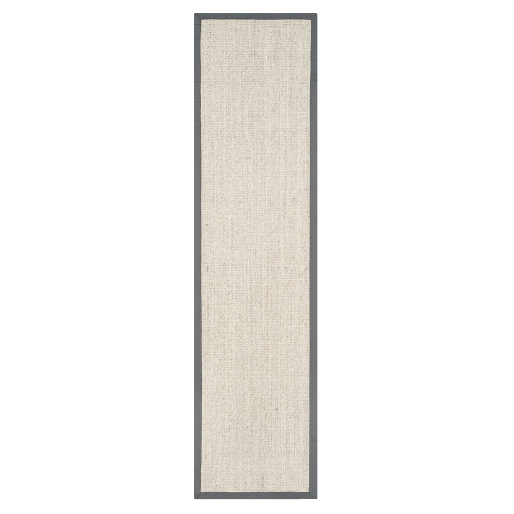 Runner Klara Solid Loomed Marble/Gray