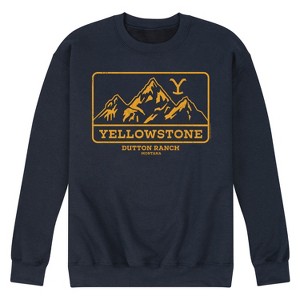 Men's - Yellowstone - Yellowstone Dutton Ranch Graphic Fleece Sweatshirt - 1 of 4